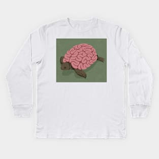 Tortoise Brain Kids Long Sleeve T-Shirt
